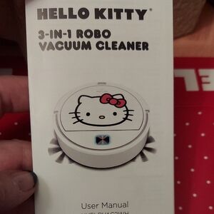 Hello Kitty Robo Vacuum Cleaner - White and Red